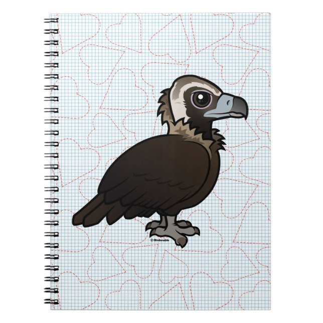 Birdorable Cinereous Vulture Notebook (Front)