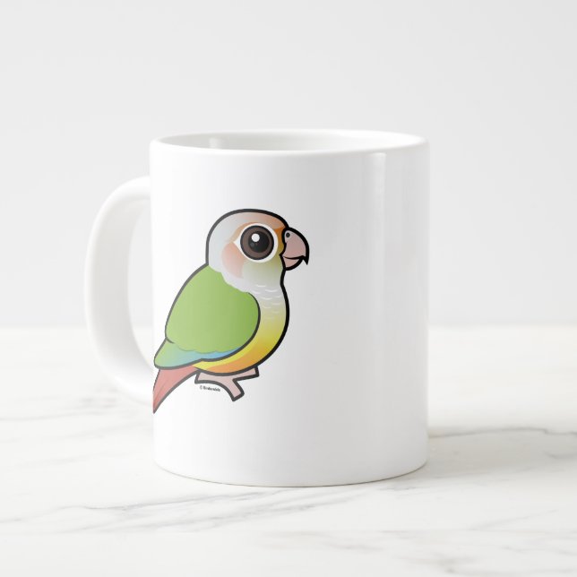 Birdorable Cinnamon Green-cheeked Conure Large Coffee Mug (Front Left)