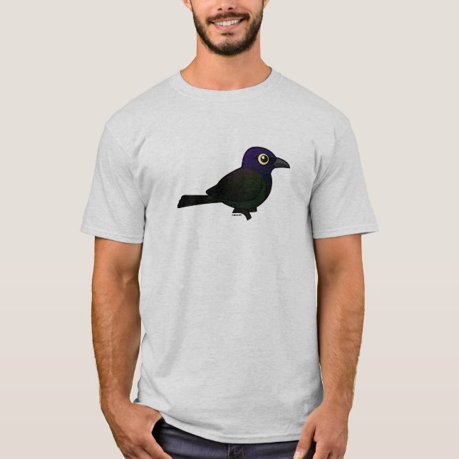 Birdorable Common Grackle T-Shirt (Front)