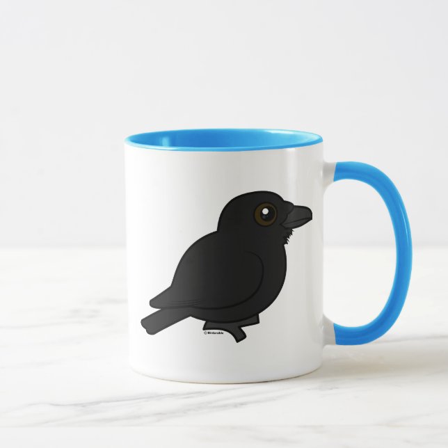 Birdorable Common Raven Mug (Right)