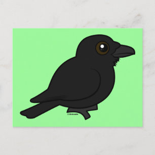 Birdorable Common Raven Postcard