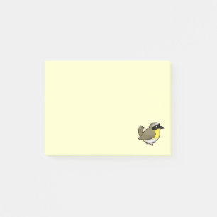 Birdorable Common Yellowthroat Post-it Notes