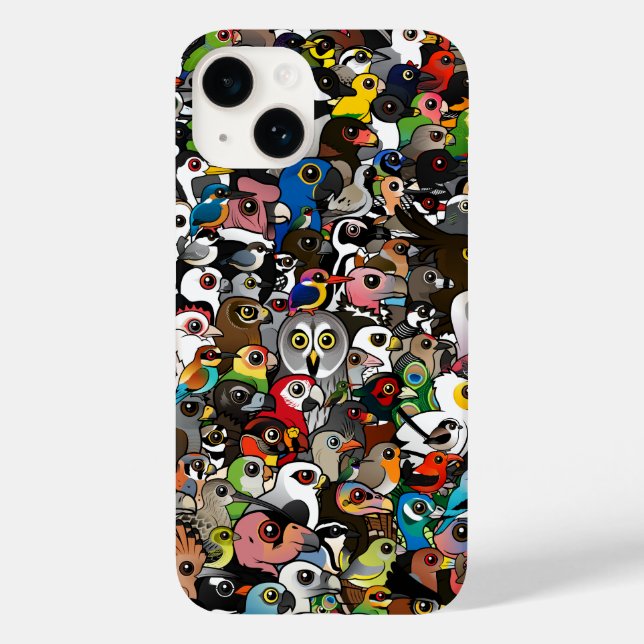 Birdorable Crowd Case-Mate iPhone Case (Back)