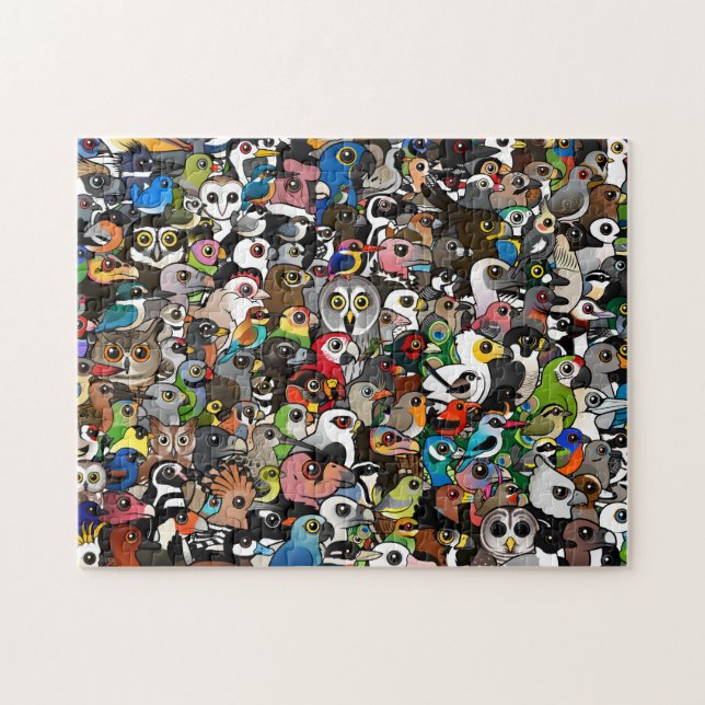 Birdorable Crowd Jigsaw Puzzle (Horizontal)