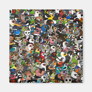 Birdorable Crowd Magnet