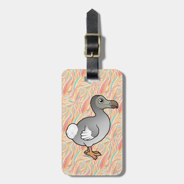 Birdorable Dodo Luggage Tag (Front Vertical)