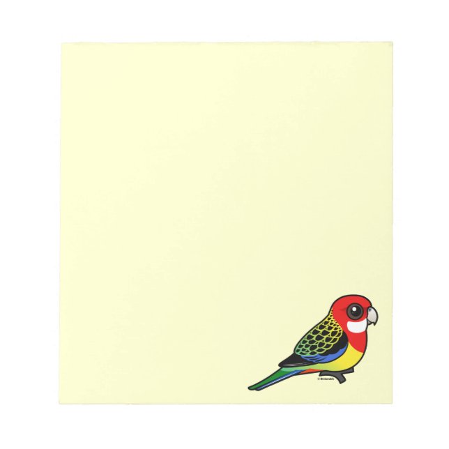 Birdorable Eastern Rosella Notepad (Front)