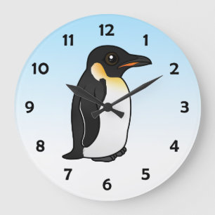 Birdorable Emperor Penguin Large Clock