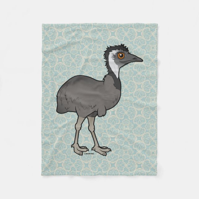 Birdorable Emu Fleece Blanket (Front)