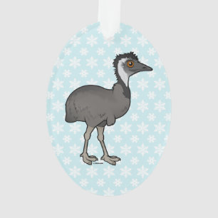 Birdorable Emu Ornament