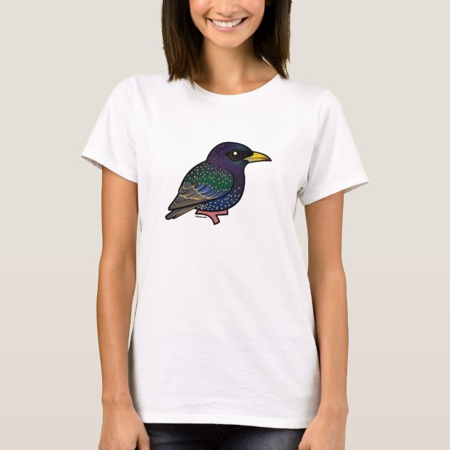 Birdorable European Starling T-Shirt (Front)