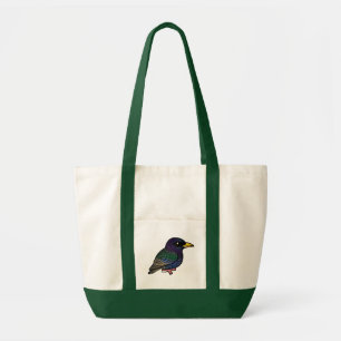 Birdorable European Starling Tote Bag
