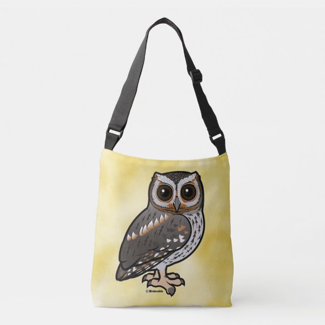 Birdorable Flammulated Owl Crossbody Bag (Front)