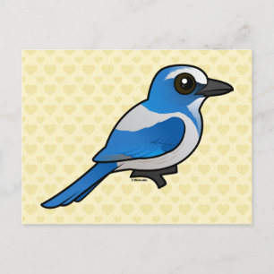Birdorable Florida Scrub-Jay Postcard