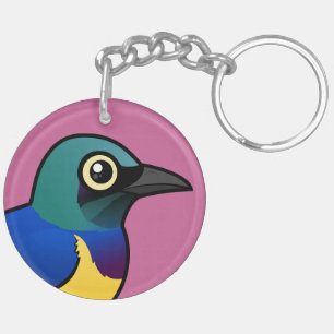 Birdorable Golden-breasted Starling Key Ring