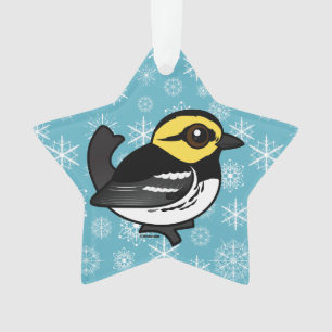 Birdorable Golden-cheeked Warbler Ornament