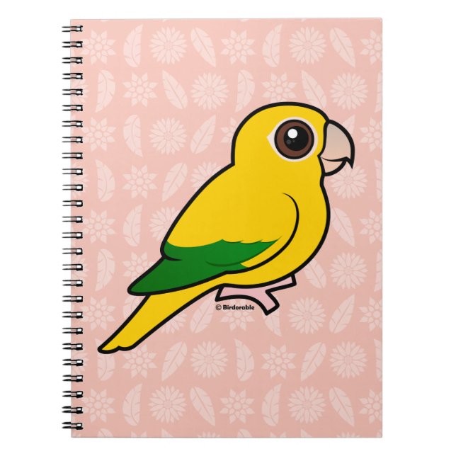 Birdorable Golden Parakeet Notebook (Front)