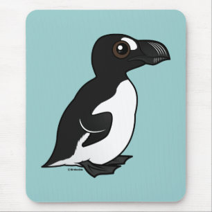 Birdorable Great Auk Mouse Pad