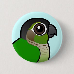 Birdorable Green-cheeked Conure 6 Cm Round Badge