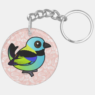 Birdorable Green-headed Tanager Key Ring
