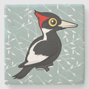 Birdorable Ivory-billed Woodpecker Stone Coaster