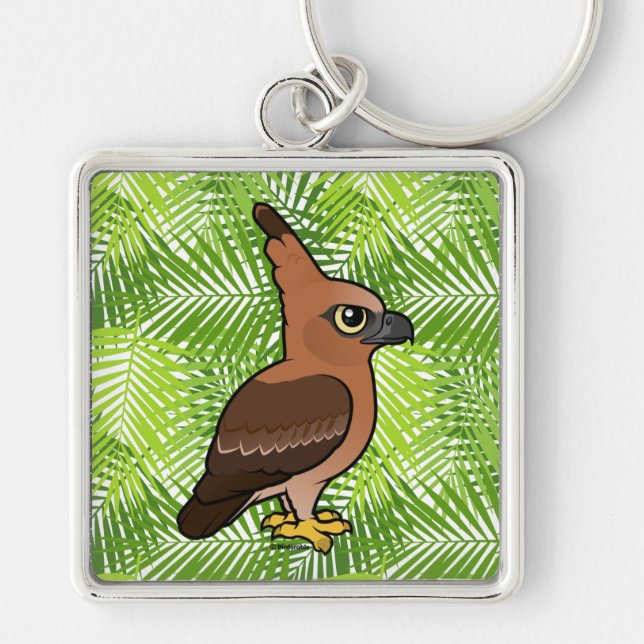 Birdorable Javan Hawk-Eagle (juvenile) Key Ring (Front)