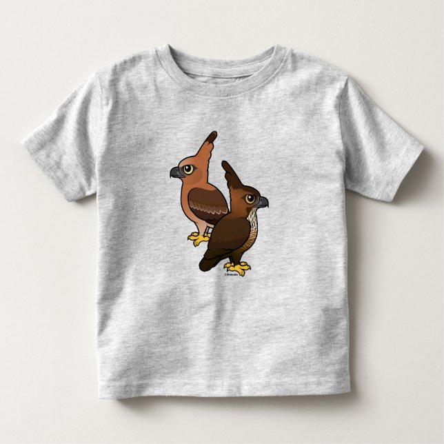 Birdorable Javan Hawk-Eagles Toddler T-Shirt (Front)