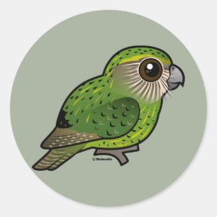Birdorable Kakapo Classic Round Sticker