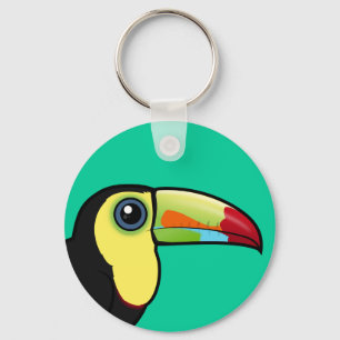 Birdorable Keel-billed Toucan Key Ring