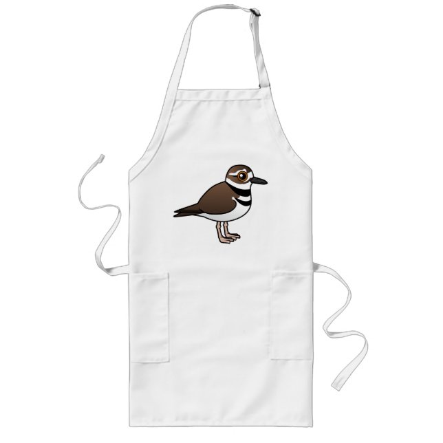 Birdorable Killdeer Long Apron (Front)