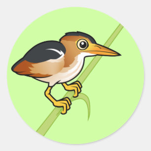 Birdorable Least Bittern Classic Round Sticker