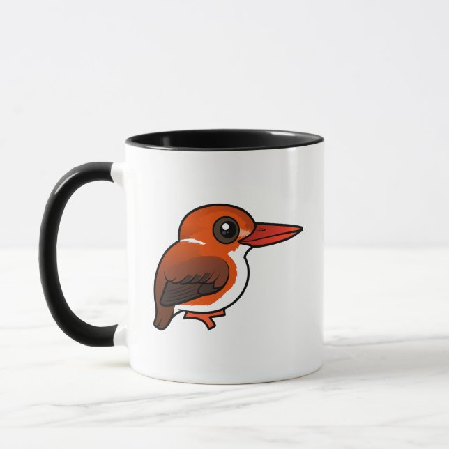 Birdorable Madagascar Pygmy Kingfisher Mug (Left)