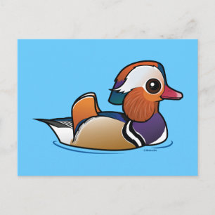 Birdorable Mandarin Duck Postcard