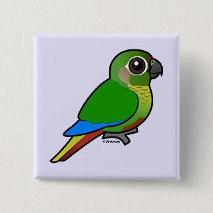 Birdorable Maroon-bellied Parakeet 15 Cm Square Badge
