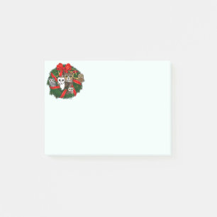 Birdorable Owls Christmas Wreath Post-it Notes