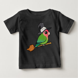 Birdorable Peach-faced Lovebird Halloween Witch Baby T-Shirt
