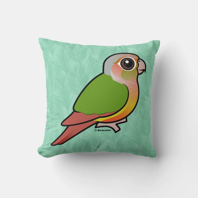 Birdorable Pineapple Green-cheeked Conure Cushion (Front)