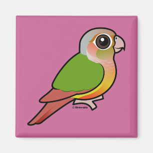 Birdorable Pineapple Green-cheeked Conure Magnet