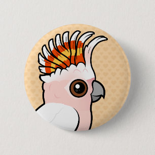 Birdorable Pink Cockatoo 6 Cm Round Badge