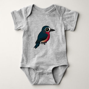 Birdorable Puerto Rican Woodpecker Baby Bodysuit