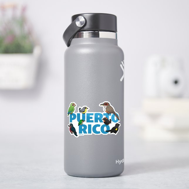 Birdorable Puerto Rico feat. Endemic Birds (HydroFlask)