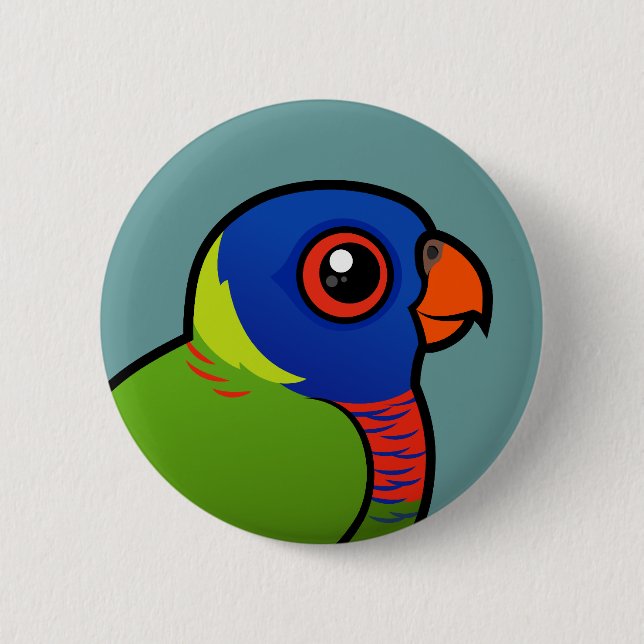 Birdorable Rainbow Lorikeet 6 Cm Round Badge (Front)