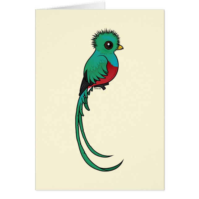 Birdorable Resplendent Quetzal (Front)