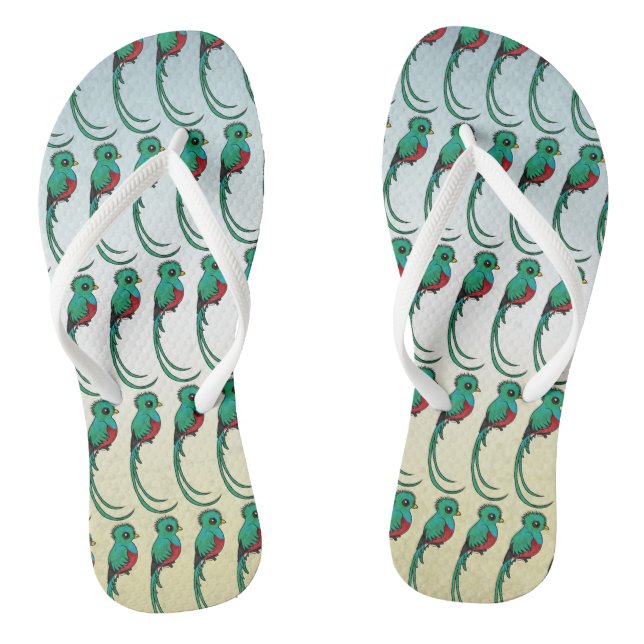Birdorable Resplendent Quetzal Thongs (Footbed)