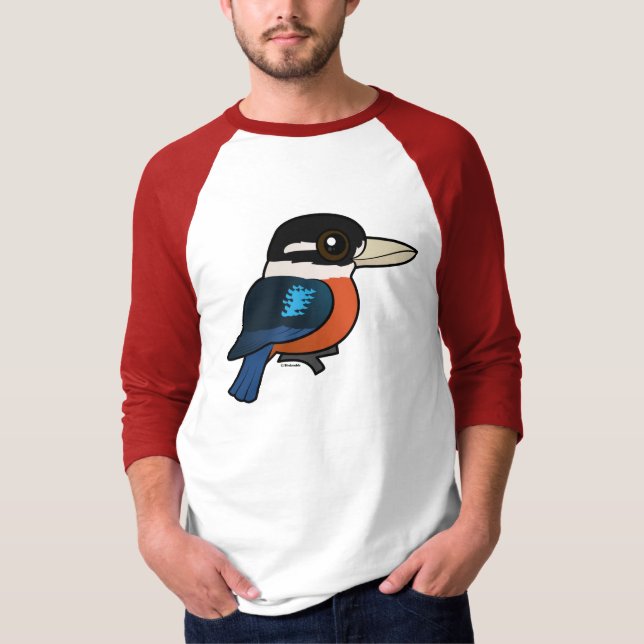 Birdorable Rufous-bellied Kookaburra T-Shirt (Front)
