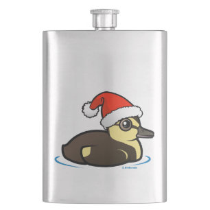 Birdorable Santa Duckling Hip Flask