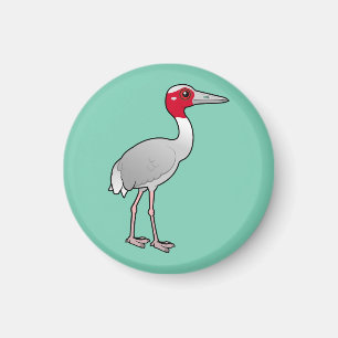 Birdorable Sarus Crane Magnet