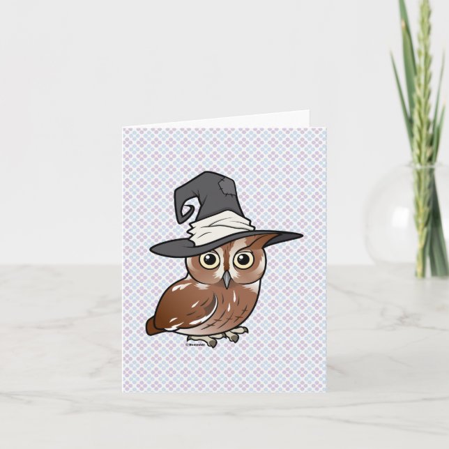 Birdorable Screech Owl Witch Card (Front)