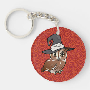 Birdorable Screech Owl Witch Key Ring