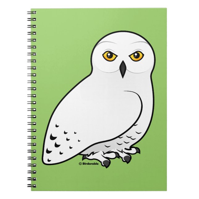 Birdorable Snowy Owl Notebook (Front)